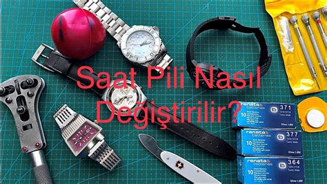 saat pili nasıl değiştirilir